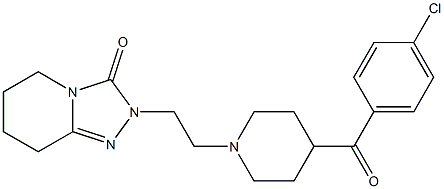  2-[2-[4-(4-Chlorobenzoyl)-1-piperidinyl]ethyl]-5,6,7,8-tetrahydro-1,2,4-triazolo[4,3-a]pyridin-3(2H)-one