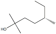 [S,(+)]-2,5-Dimethyl-2-heptanol Structure