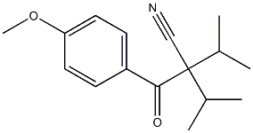 2-Isopropyl-2-(4-methoxybenzoyl)-3-methylbutanenitrile