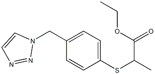 2-[[4-[(1H-1,2,3-Triazol-1-yl)methyl]phenyl]thio]propionic acid ethyl ester
