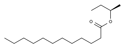 (-)-Lauric acid (R)-sec-butyl ester Struktur