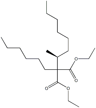 (-)-2-Hexyl-2-[(S)-1-methylheptyl]malonic acid diethyl ester