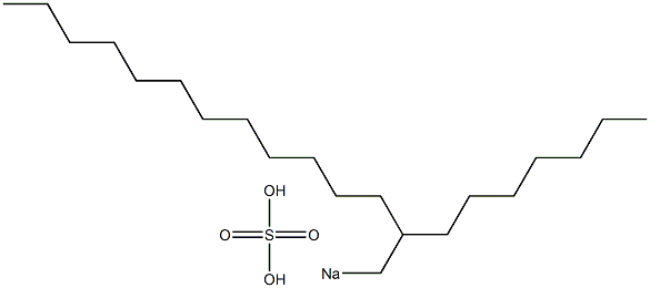 Sulfuric acid 2-heptyltetradecyl=sodium salt