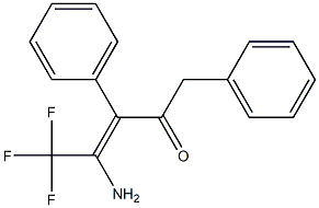 (Z)-4-Amino-5,5,5-trifluoro-1,3-diphenyl-3-penten-2-one