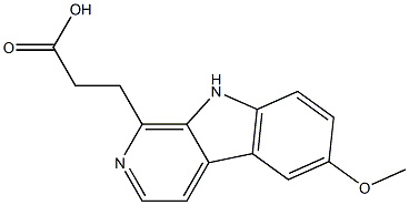 3-(6-Methoxy-9H-pyrido[3,4-b]indol-1-yl)propanoic acid