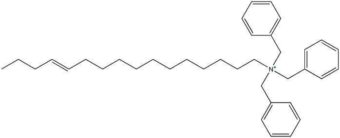 (12-Hexadecenyl)tribenzylaminium 结构式