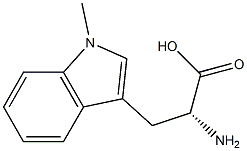 (2R)-2-Amino-3-(1-methyl-1H-indole-3-yl)propanoic acid Struktur