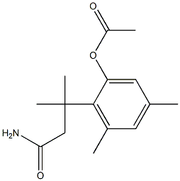 3-(2-Acetoxy-4,6-dimethylphenyl)-3-methylbutanamide