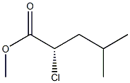 (S)-2-Chloro-4-methylpentanoic acid methyl ester Struktur