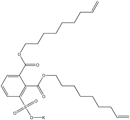 3-(Potassiosulfo)phthalic acid di(8-nonenyl) ester