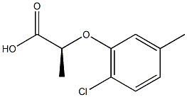 [S,(-)]-2-[(6-Chloro-m-tolyl)oxy]propionic acid Struktur
