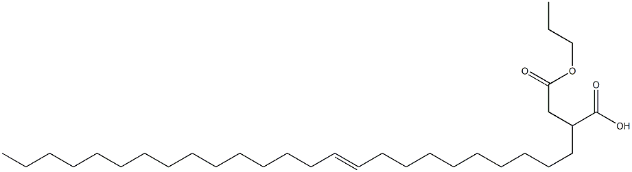 2-(10-Pentacosenyl)succinic acid 1-hydrogen 4-propyl ester Structure