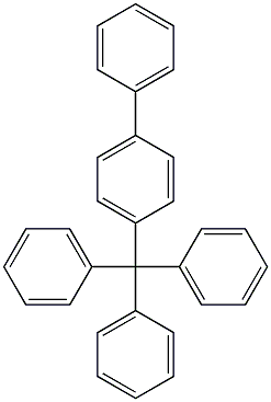 Triphenyl(biphenyl-4-yl)methane Structure