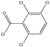 2,3,6-Trichlorobenzoic acid chloride Structure