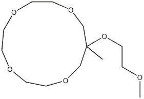  12-Methyl-12-(2-methoxyethoxy)-1,4,7,10-tetraoxacyclotridecane