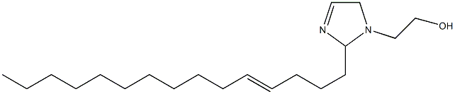 2-(4-Pentadecenyl)-3-imidazoline-1-ethanol Struktur