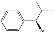 (+)-[(R)-1-Bromo-2-methylpropyl]benzene Struktur