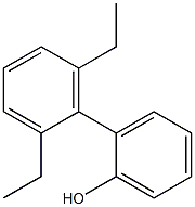 2-(2,6-Diethylphenyl)phenol Struktur