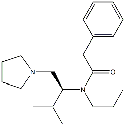 2-(Phenyl)-N-propyl-N-[(S)-2-methyl-1-(1-pyrrolidinylmethyl)propyl]acetamide