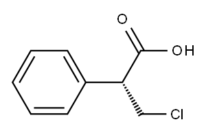 [R,(-)]-3-Chloro-2-phenylpropionic acid 结构式