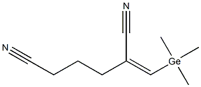 (Z)-2-(3-Cyanopropyl)-3-(trimethylgermyl)propenenitrile