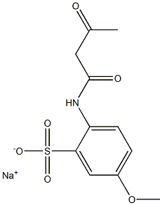 2-(Acetoacetylamino)-5-methoxybenzenesulfonic acid sodium salt