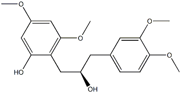 [R,(+)]-1-(3,4-Dimethoxyphenyl)-3-(2-hydroxy-4,6-dimethoxyphenyl)-2-propanol