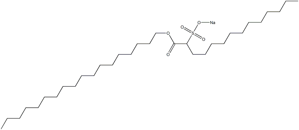 2-(Sodiosulfo)tetradecanoic acid octadecyl ester