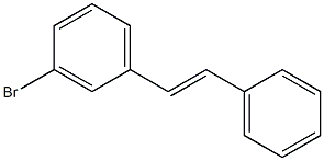 3-ブロモスチルベン 化学構造式