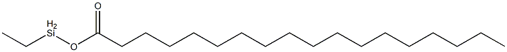 Stearic acid ethylsilyl ester Struktur