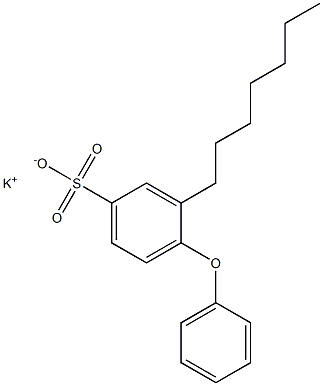 3-Heptyl-4-phenoxybenzenesulfonic acid potassium salt|