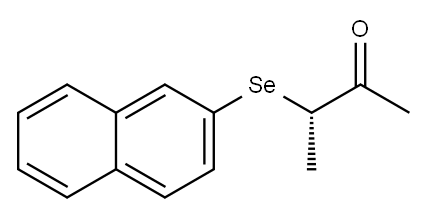 [S,(-)]-3-(2-Naphtylseleno)-2-butanone