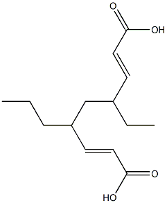 Diacrylic acid 1-ethyl-3-propyl-1,3-propanediyl ester Struktur