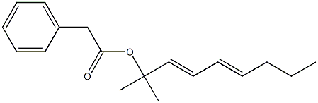 Phenylacetic acid 1,1-dimethyl-2,4-octadienyl ester