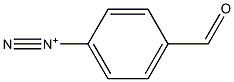 p-ホルミルベンゼンジアゾニウム 化学構造式