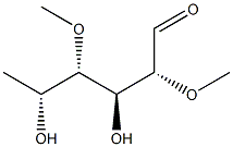 2-O,4-O-Dimethyl-6-deoxy-D-galactose Structure