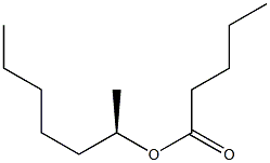 (-)-Valeric acid (R)-1-methylhexyl ester Structure