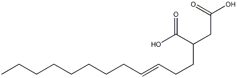 2-(3-Dodecenyl)succinic acid,,结构式