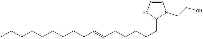 2-(6-ヘキサデセニル)-4-イミダゾリン-1-エタノール 化学構造式
