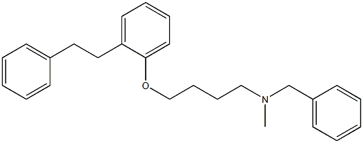 4-[2-(2-Phenylethyl)phenoxy]-N-benzyl-N-methylbutan-1-amine
