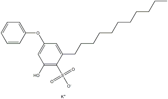  5-Hydroxy-3-undecyl[oxybisbenzene]-4-sulfonic acid potassium salt
