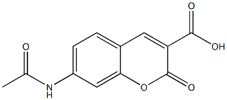 7-(Acetylamino)-2-oxo-2H-1-benzopyran-3-carboxylic acid