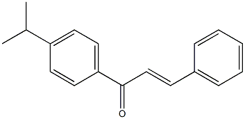 (E)-4'-Isopropylchalcone 结构式