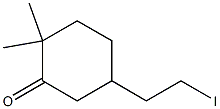 5-(2-Iodoethyl)-2,2-dimethylcyclohexan-1-one