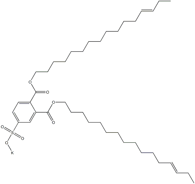 4-(Potassiosulfo)phthalic acid di(13-hexadecenyl) ester