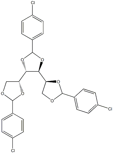 1-O,2-O:3-O,4-O:5-O,6-O-Tris(4-chlorobenzylidene)-L-glucitol