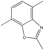 2,4,7-トリメチルベンゾオキサゾール 化学構造式
