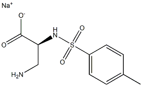 [S,(-)]-3-Amino-2-[(p-tolylsulfonyl)amino]propionic acid sodium salt Structure