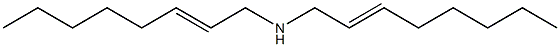 N,N-ジ(2-オクテニル)アミン 化学構造式