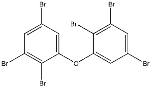2,2',3,3',5,5'-Hexabromodiphenyl ether 结构式